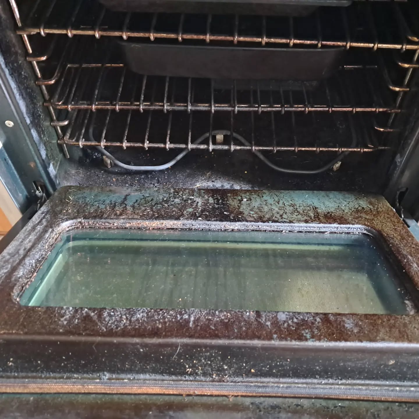 Before • oven detailing