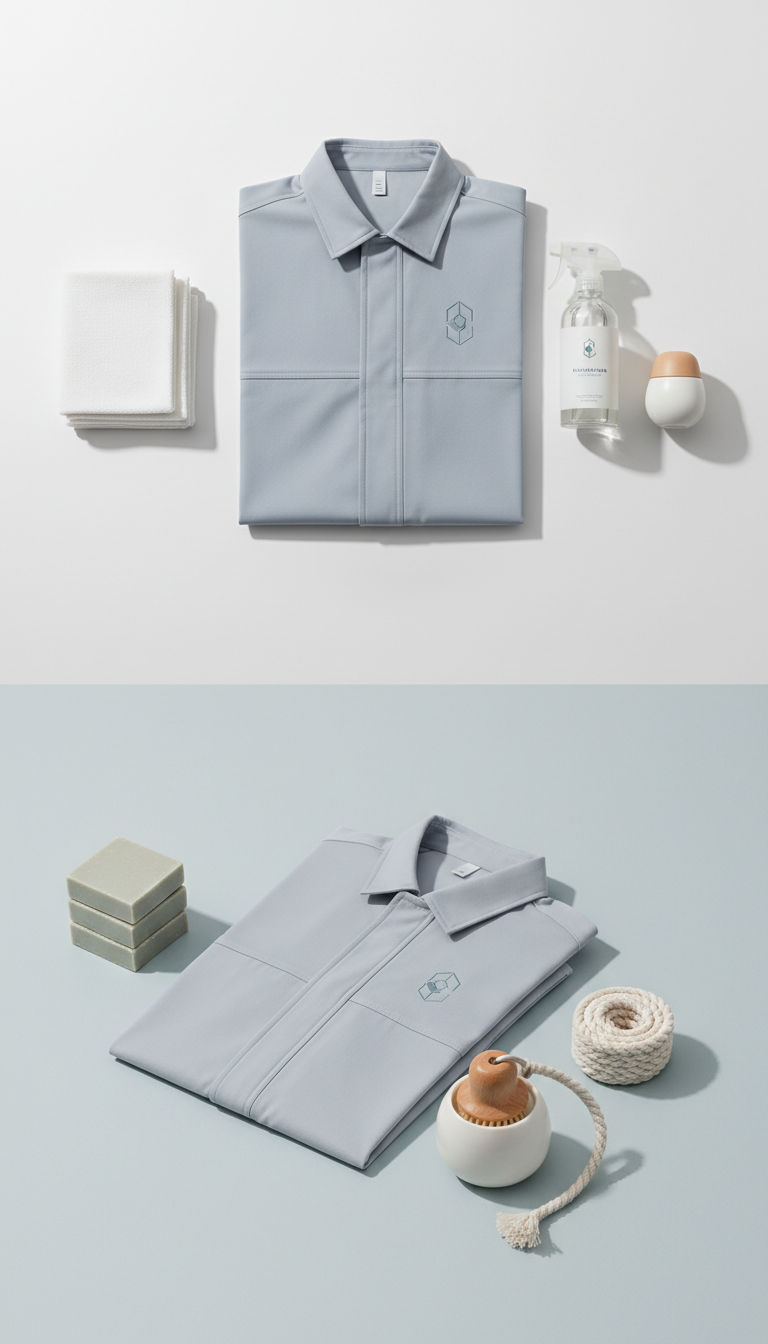Minimalist Branded Uniform Shirt
